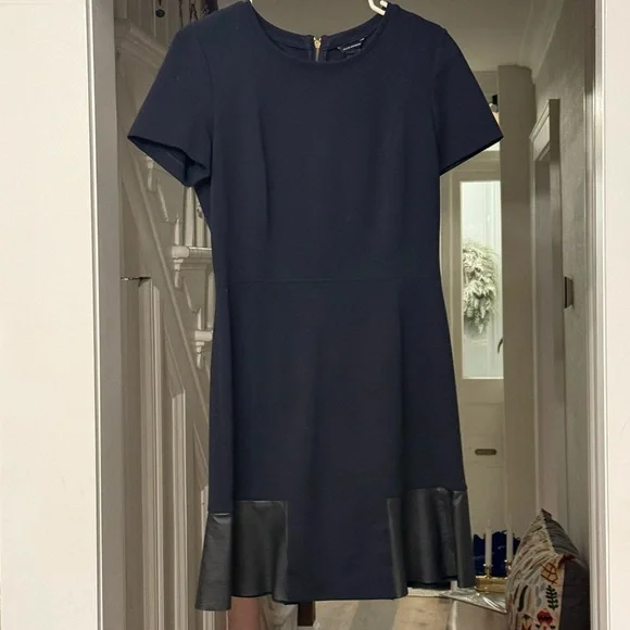 Club Monaco Navy Dress with Black Hem - Picture 7 of 7